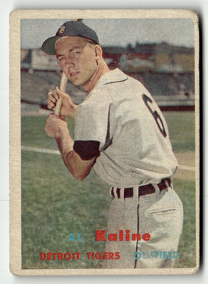 1957 Topps - Al Kaline #125. Detroit Tigers. HOF BGR