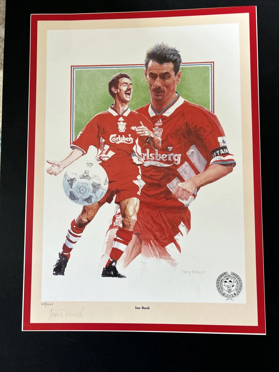 Carte Postale Photo Ian Rush – Non Autographiée – Liverpool FC