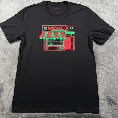 Sebastian Maniscalco 1973 T-Shirt Mens Large Black Cotton Deli & Bakery Graphic