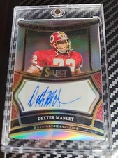 2024 Panini Select - Signatures Dexter Manley #SP-DMY Silver Prizm /399 (AU)