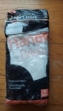 Vintage Hanes White Briefs Size 30 Mens 3-Pack 1992 Made In USA New