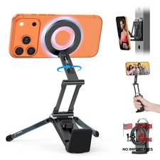 TP02 360 Rotating for MagSafe Tripod, Adjustable Aluminum Magnetic 1-Black