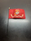 GI JOE ACTION MARINE US MARINE CORP FLAG W/ REPLACEMENT POLE VINTAGE R2