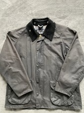 Barbour Bedale Waxed Cotton Jacket Mens Size 40 Corduroy Collar Cray England