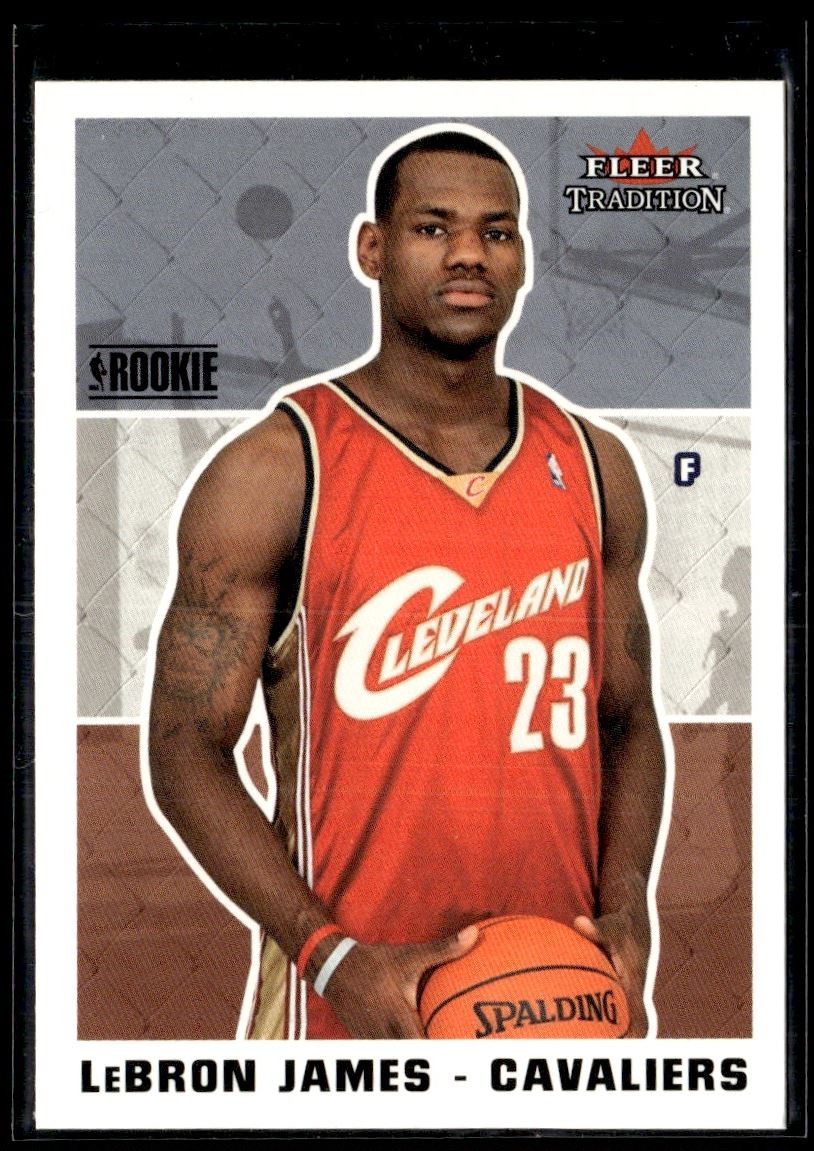 2003-04 Fleer Tradition LeBron James RC Cleveland Cavaliers #261