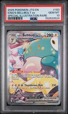 2025 POKEMON JTG EN-JOURNEY TOGETHER #183 IONO'S BELLIBOLT EX PSA 10