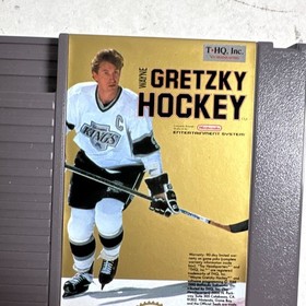 Wayne Gretzky Hockey White Jersey Variant Nintendo Nes Tested Authentic