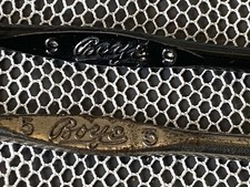 Vintage Boye Steel Crochet Hooks 1 Black Oxide Sz 9 WWII Era, 1 Sz 5 Made in USA