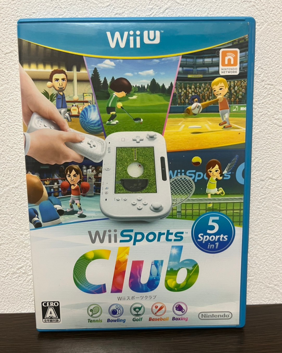 Wii Sports Club Nintendo Wii U Japanese ver Tested