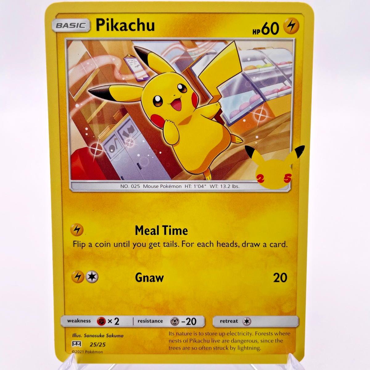 Pokemon TCG Meal Time Pikachu 25/25 Common Celebrations Card NM | eBay
