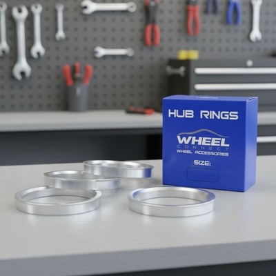 Hub Centric Rings Set of 4 | Aluminium Alloy 73.1mm to 64.1mm for Smooth Driving