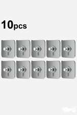 10X Self Adhesive Picture Frame Wall Hooks Screw Hook Hanger - No Screw needed 