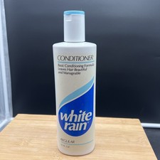 Vintage 90  s White Rain Regular Conditioner 15oz Full prop hairspray hair 1990