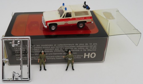 PREISER #33211 HO 1/87 LOT 2 POMPIERS BREGENZ +VEHICULE DE COMMANDEMENT TRIDENT | Zustand: Occasion