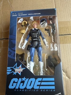 GI JOE CLASSIFIED EXCLUSIVE HASLAB GLENDA 6'' FIGURE ONLY MISB  DRAGONFLY #144