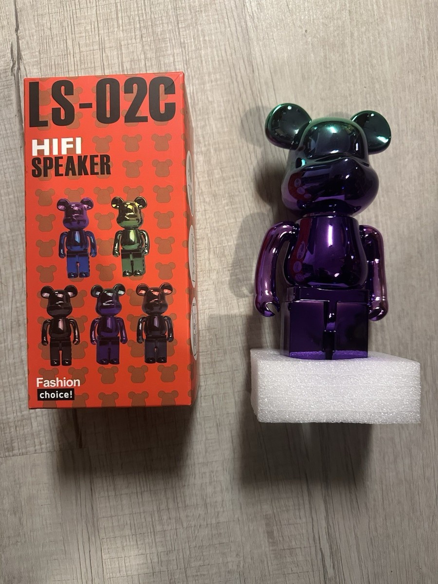 LS-02C Hifi Bear Brick 8” Speaker - Purple/Green New In Box Free