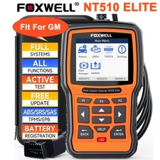 Foxwell Nt510 Elite For Gm All System Bidirectional Obd2 Diagnostic Scanner Oil