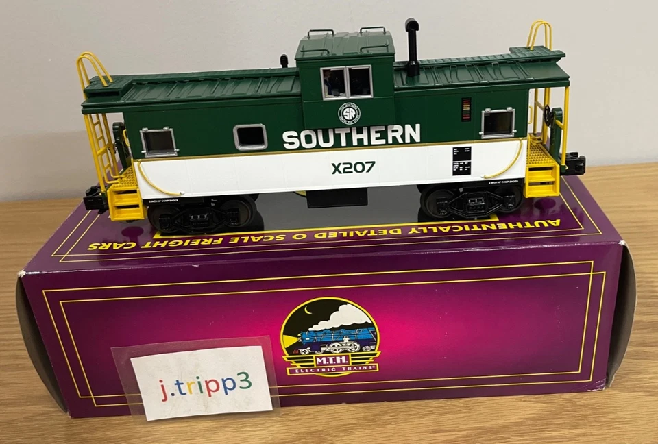 MTH Premier 20-91232 Southern SR Extended Vision Caboose O Scale Train #X207 - Image 2 of 4