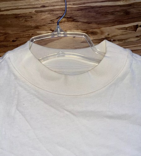 Everlane Damen Weekend Swing Kleid Baumwolle Strick Kurzarm Elfenbein Gr. Medium - Bild 3 von 6