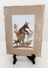 Botanical Dried Foliage Art Picture Kangaroo ...