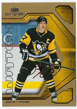 2021/22 MVP Hockey 20th Anniversary GOLD card# 3 of Sidney Crosby