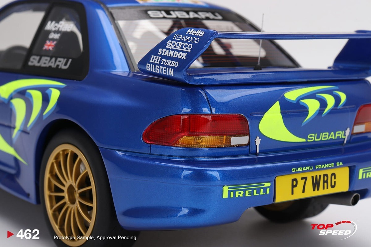 Top Speed 1:18 Subaru Impreza WRC97 1997 Rally Sanremo