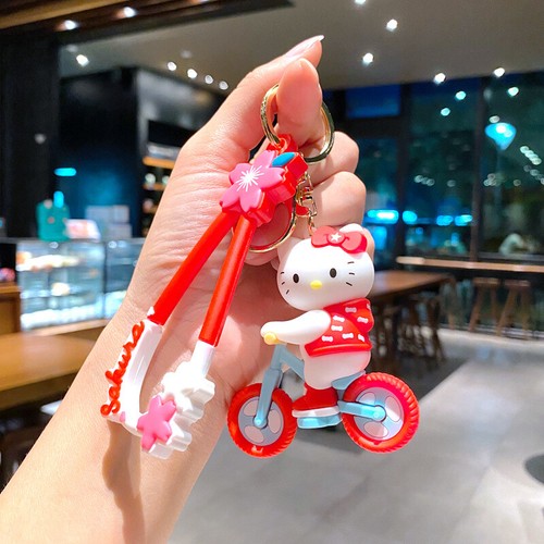 Anime Kuromi Keychain Cute Cartoon Key 3D Doll Toys Bag Pendant Game Gift - Picture 32 of 258