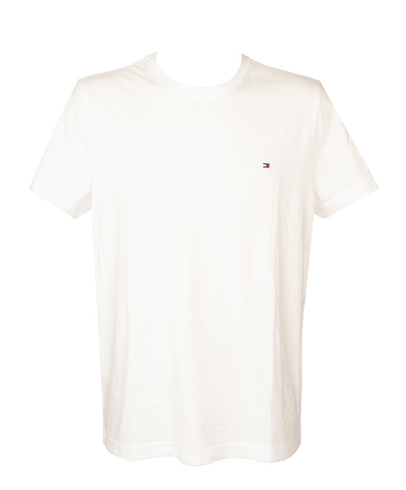 TOMMY HILFIGER Herren T-Shirt mit halbrmeligem Rundhalsausschnitt und gestickte 9290₽