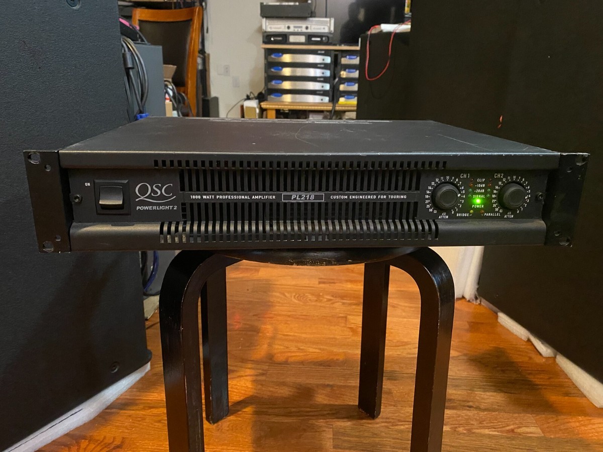 QSC PL218 1800 Watt Professional Amplifier | eBay