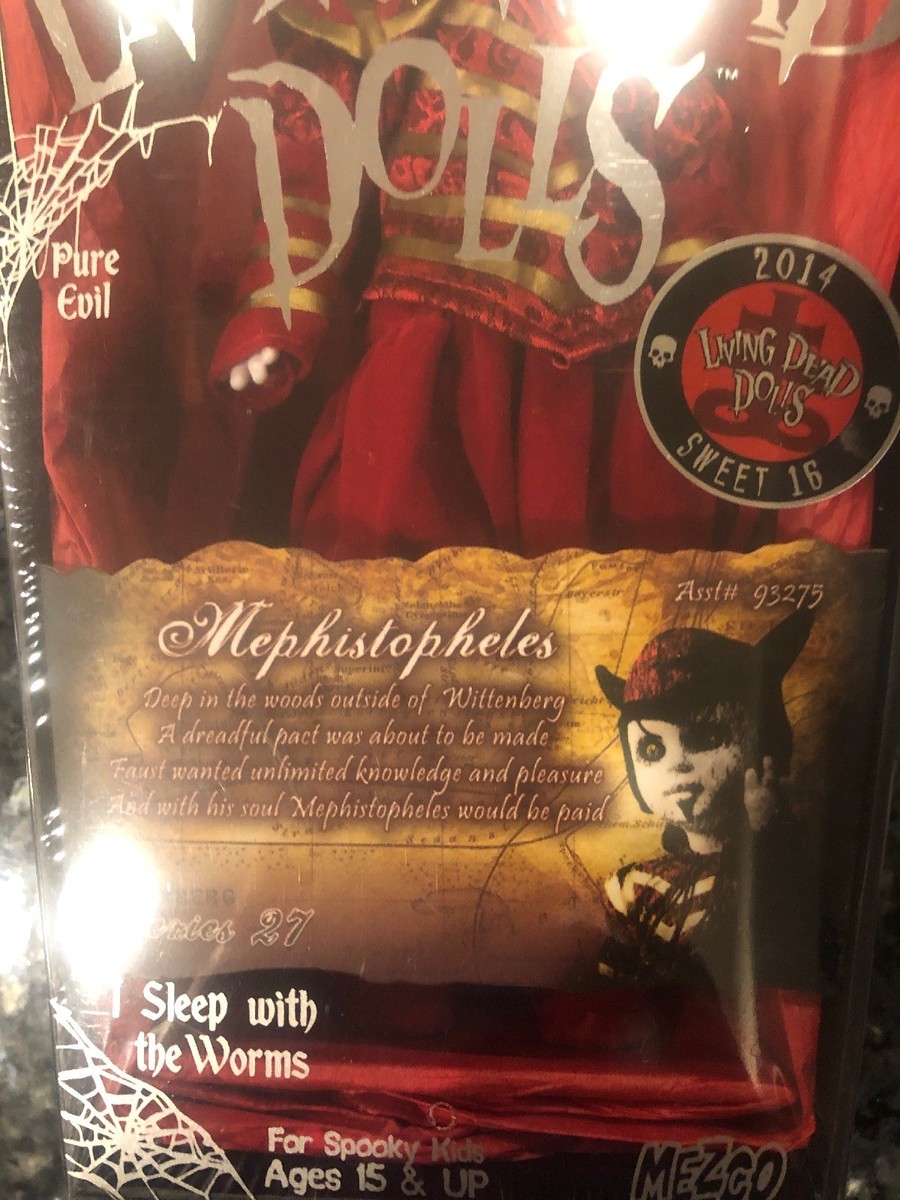 MEZCO LIVING DEAD DOLLS SERIES 27 MEPHISTOPHELES SEALED FREE