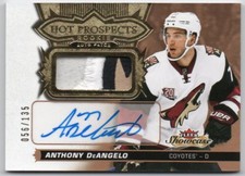 2016-17 Fleer Showcase Hot Prospects Autograph Patches RC GU Auto /135 Pick Any