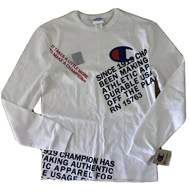 champion white t shirt