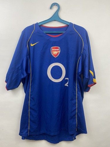 arsenal blue o2 shirt