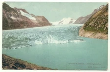 Glacier d'Aletsch Aletschgletscher Alps Postcard ~ Aletsch Glacier Switzerland