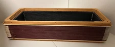 NOS Accordion Bellows 41.5x18.5 cm – Burgundy, Black & Beige – Spare Parts