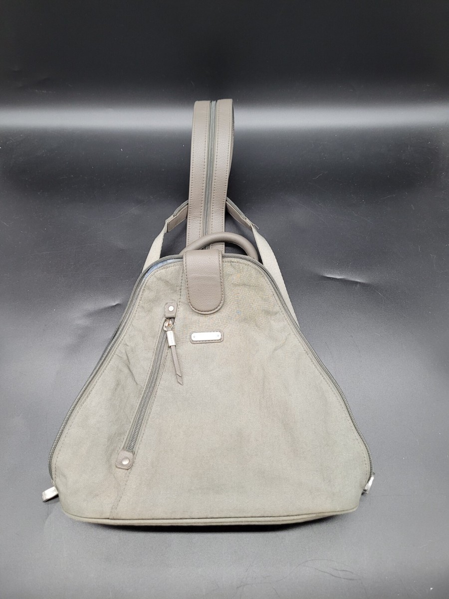 Bagallini Grey Metro Convertible Backpack Sling BAGGALLINI Metro Tan Brown Convertible Strap | Mercari main image 4
