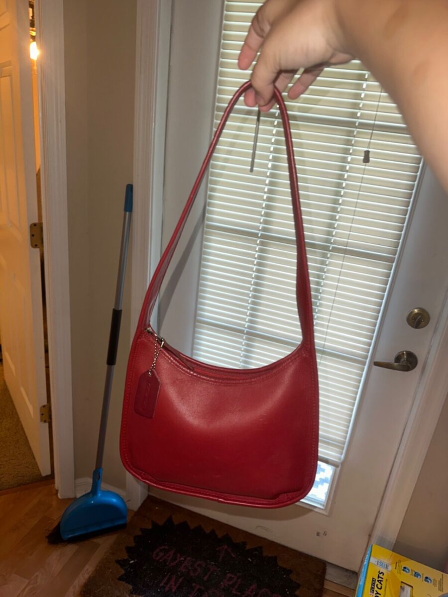 Red Vintage Coach 1920 Mini Ergo Bag Red | eBay Red Vintage Coach 1920 Mini Ergo Bag Red | eBay