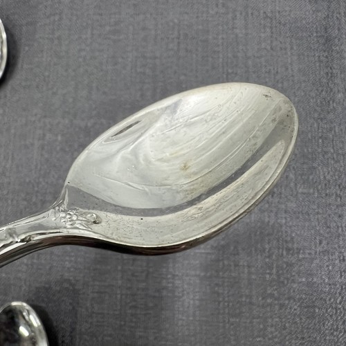 6 Wm. Rogers & Son Silverplate Enchanted Rose Tea Spoons Flatware - 第 17/21 張圖片