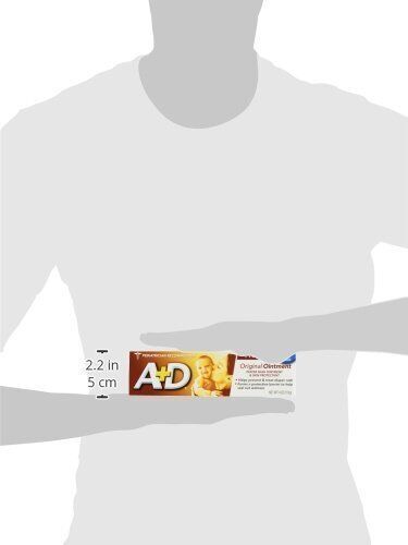 Paquete de 2 ungüento para pañales y protector de la piel A+D original sin parabenos de 4 oz - Imagen 4 de 4