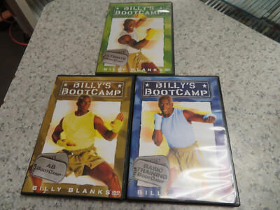 Billy Blanks - Ultimate, AB, Basic Training Bootcamp (3 DVD Set/Lot ...