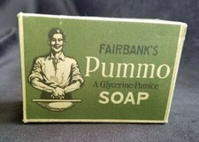 Old Empty Advertising Soap Box Fairbank's Pummo Glycerine Pumice Soap Chicago
