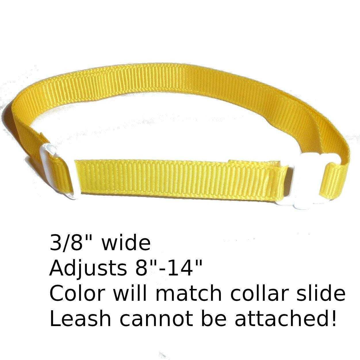 Puppy bows dog collar slide bow thanksgiving fall autumn acorn accessory (dc30)