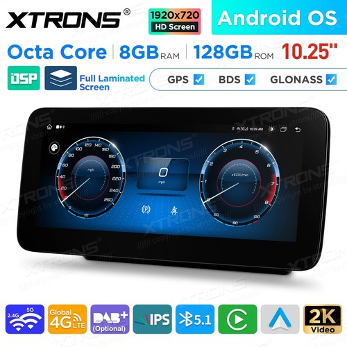 AUTORADIO ANDROID 8/128GB MERCEDES CLASSE C GLC W205 X253 2015-2018 NTG 5.1/2 - Foto 8 di 14