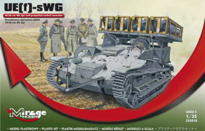 MIRAGE 355018 1:35 UE(F)-sWG 40/28 cm Wk Spr self-propelled rocket launcher