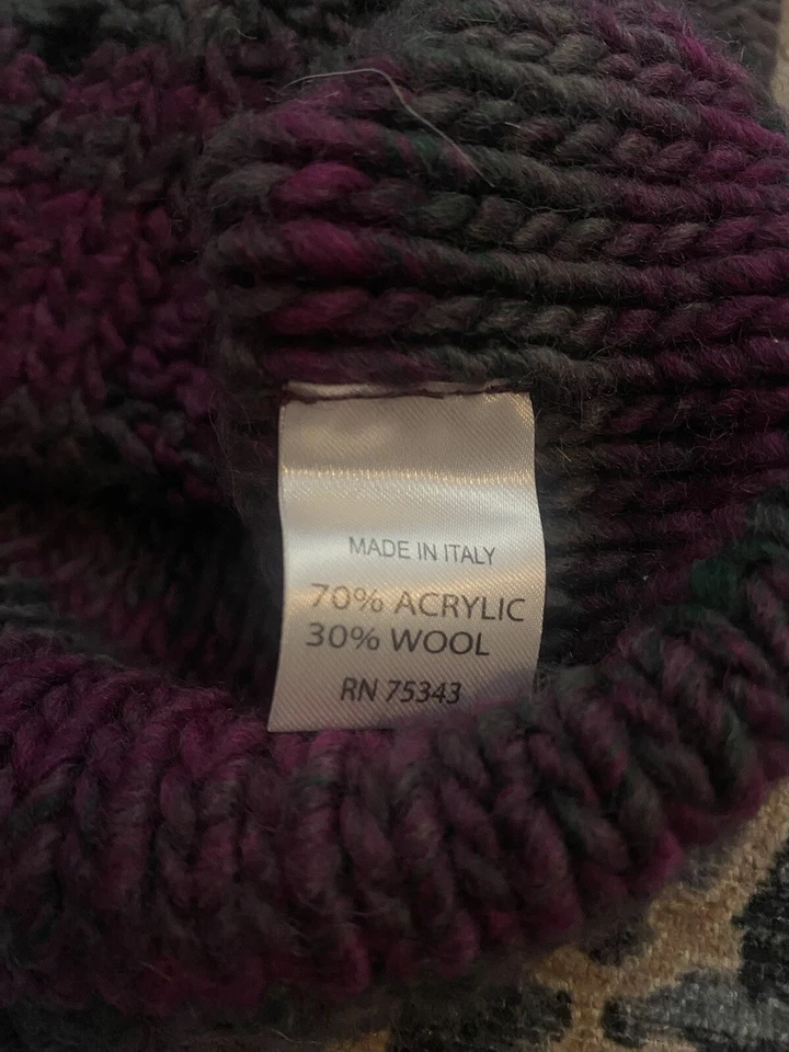 Suéter para mujer Lola’s le parfum de Made in Italy tejido mezcla de lana Pointelle M Foto 4 de 4