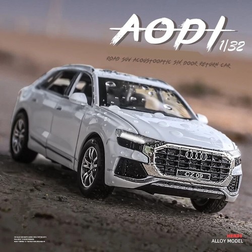 1:32 Audi  Q8 SUV Alloy Car Model Diecast Scale Toy Vehicles Car Sound Light - Picture 2 of 24