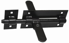 Bolzenriegel 150/16 Türriegel Torriegel Schlossriegel beidseitig Schwarz.