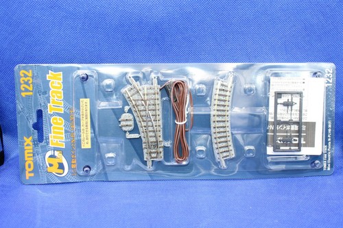 Tomix 1232 (971232) Fine Track Spur N elektrische Weiche links 30°/NEU/OVP | Zustand: Neu