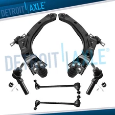 Front Lower Control Arms + Sway Bars Tierods for Chevy Cobalt HHR Ion G5 Pursuit