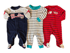 Carters Baby Boy 6 Months Footed Sleepers Pajamas Outfits Clothes Lot Bundle